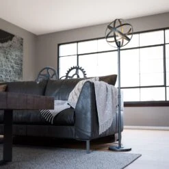 Kenroy Global Floor Lamp In Black -Home Decor Store 63694657 7