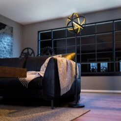 Kenroy Global Floor Lamp In Black -Home Decor Store 63694657 8