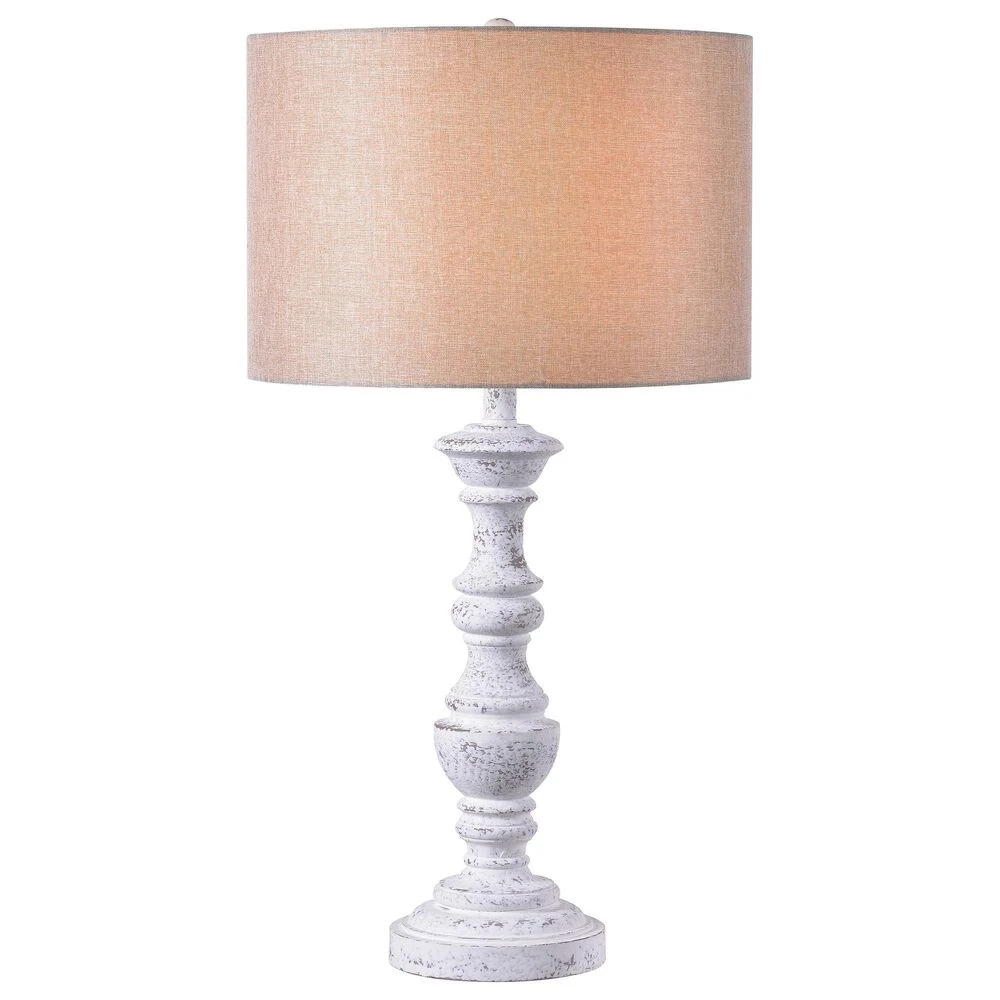 Kenroy Georgia Table Lamp In Chalk White 3 Kenroy Georgia Table Lamp In Chalk White