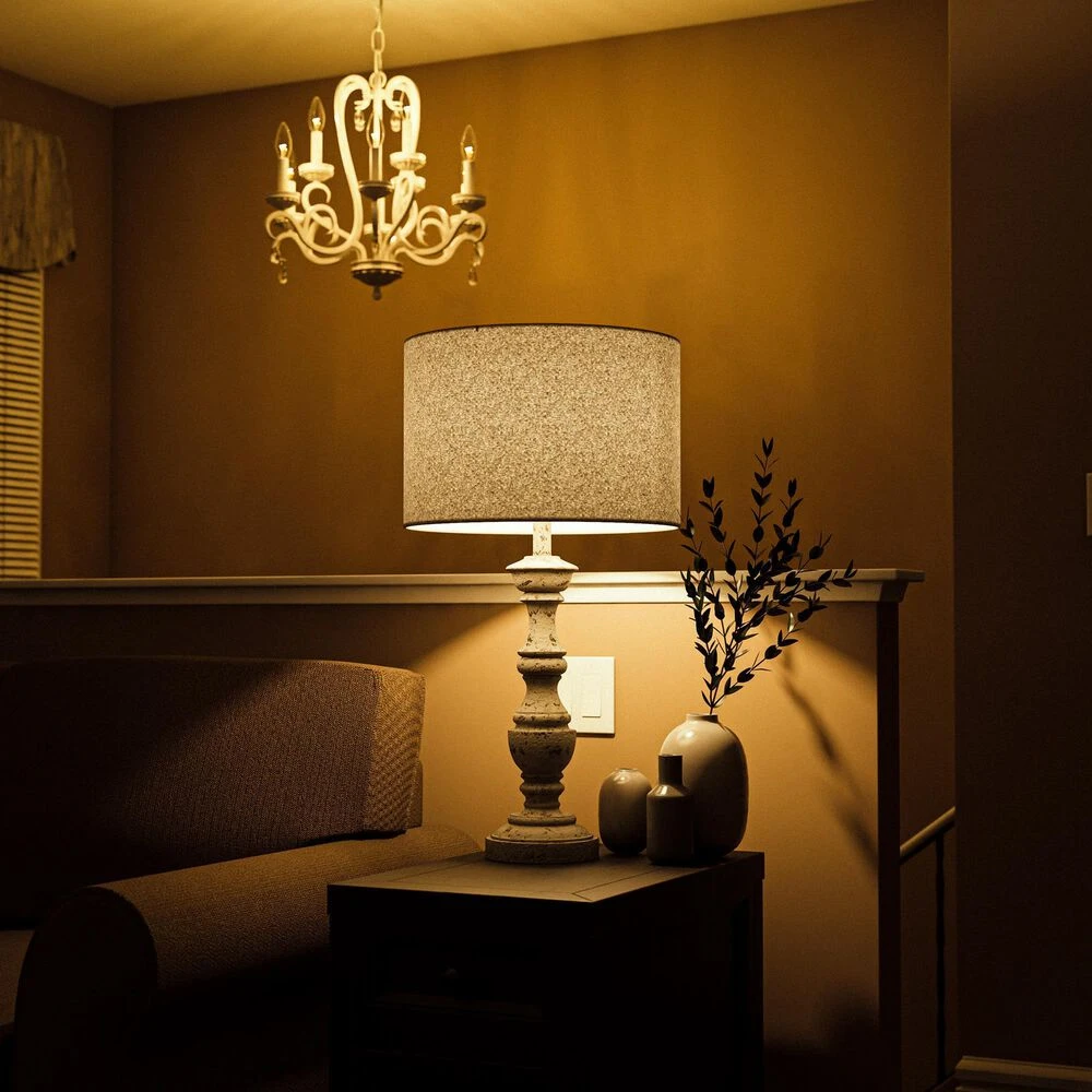 Kenroy Georgia Table Lamp In Chalk White 10 Kenroy Georgia Table Lamp In Chalk White - Image 8