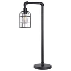 Kenroy Leavenworth Table Lamp In Bronzed Graphite