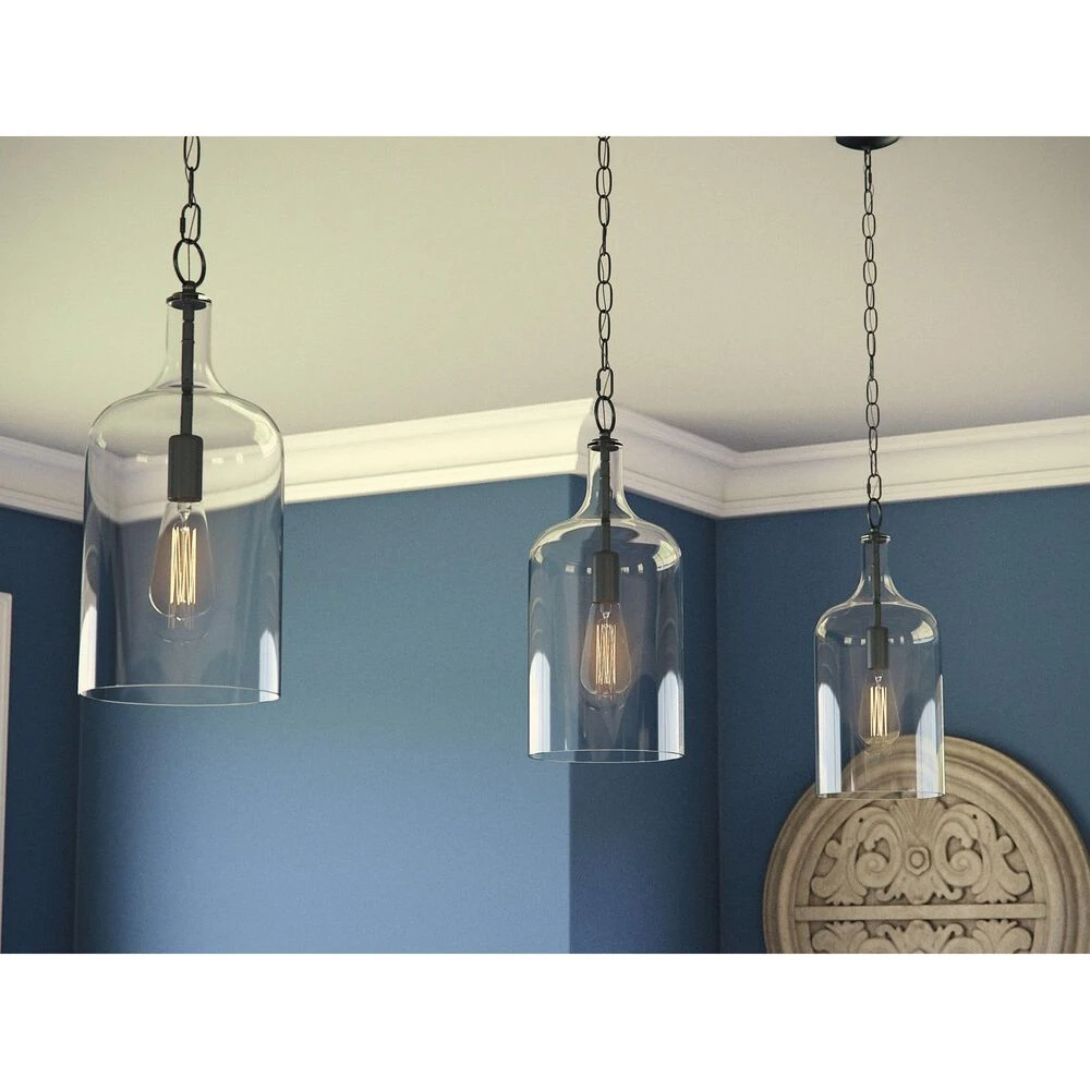 Kenroy Capri 1-Light Mini Pendant In Blackened Oil Rubbed Bronze 6 Kenroy Capri 1-Light Mini Pendant In Blackened Oil Rubbed Bronze - Image 4