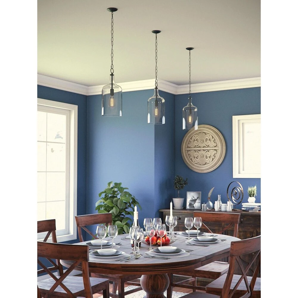 Kenroy Capri 1-Light Mini Pendant In Blackened Oil Rubbed Bronze 7 Kenroy Capri 1-Light Mini Pendant In Blackened Oil Rubbed Bronze - Image 5