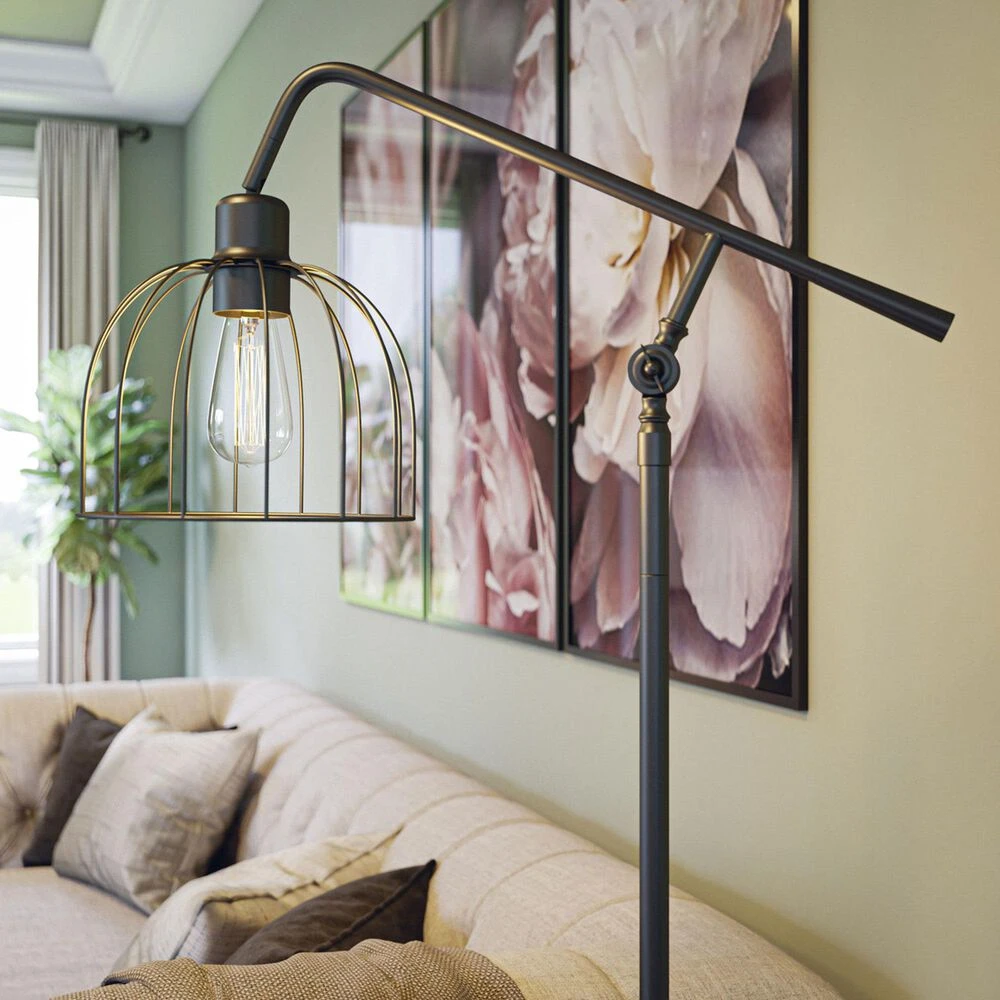 Kenroy Urban Floor Lamp In Graphite 6 Kenroy Urban Floor Lamp In Graphite - Image 4